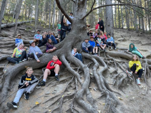 Mr Belsey\s Grade Six Class at the GrandMother Tree